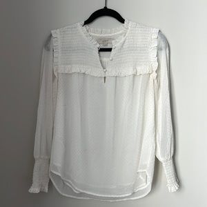 White Long Sleeve Blouse